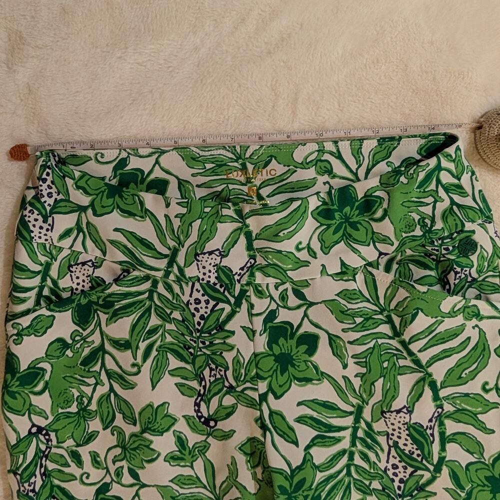 Luxletic Lilly Pulitzer | Fiddle Leaf Green Lil Escape Plan Corso Golf Pants | 8 - Picture 9 of 12
